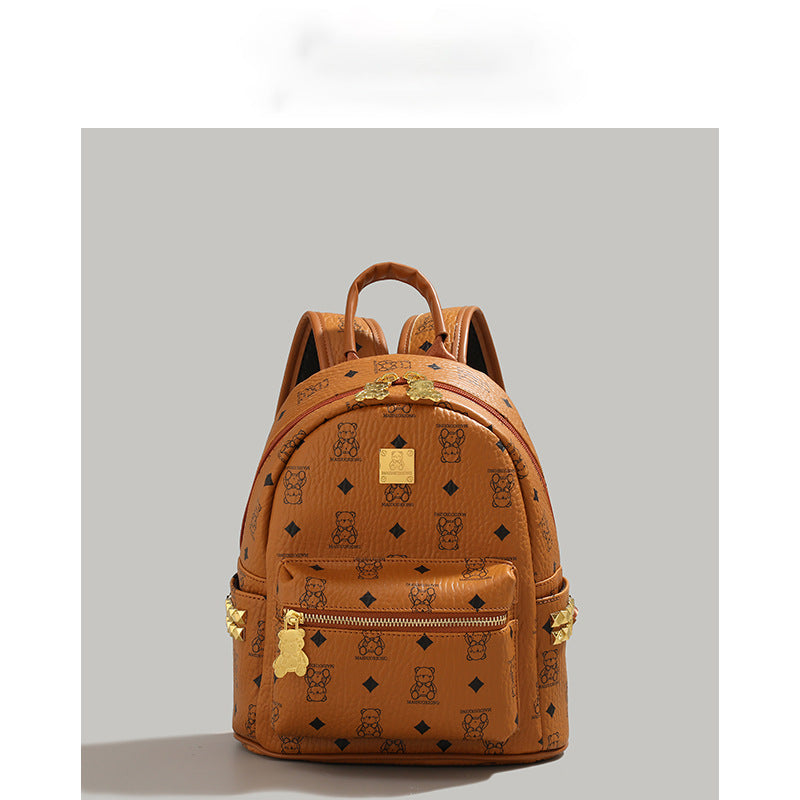 Stylish Character-Printed Backpack Bowlift