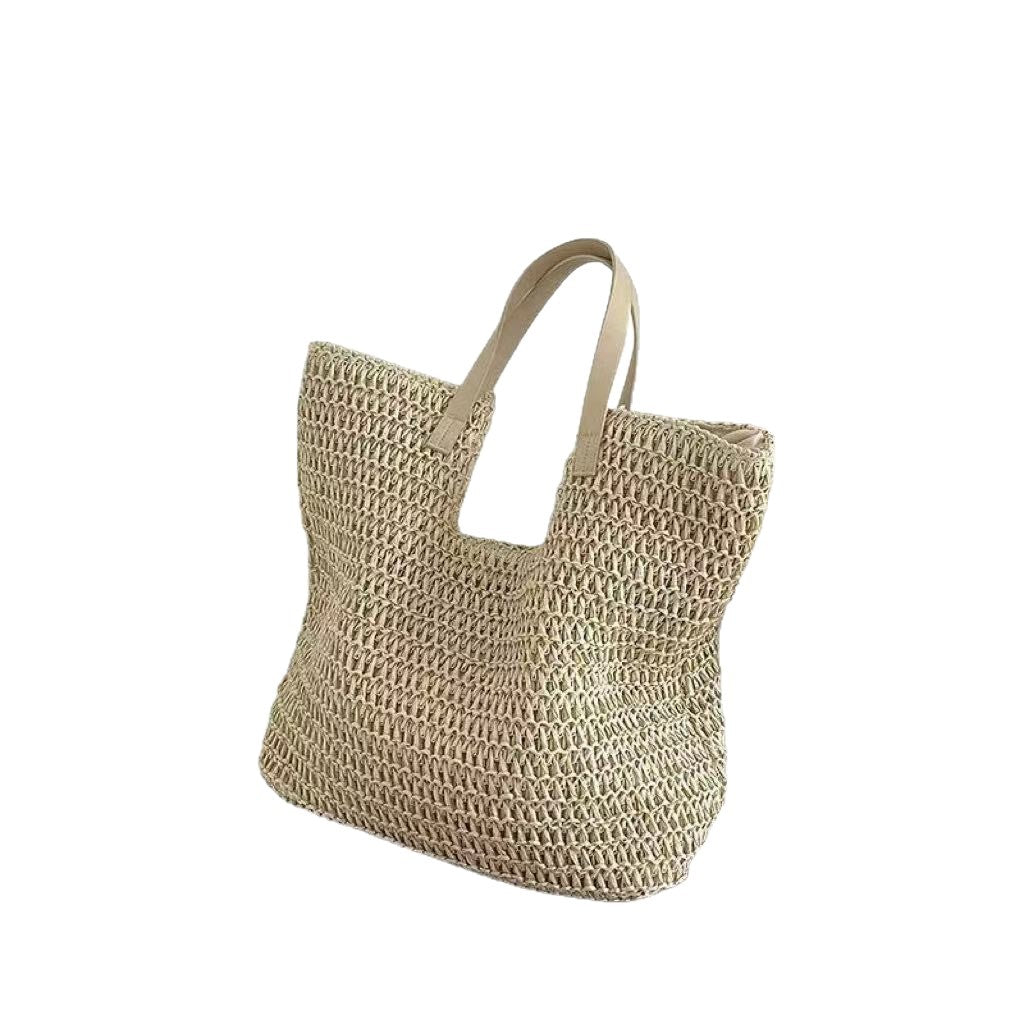 Spacious straw beach bag Bowlift