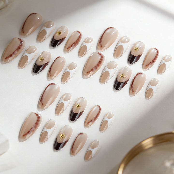 Artistic Press-On Nails Bowlift