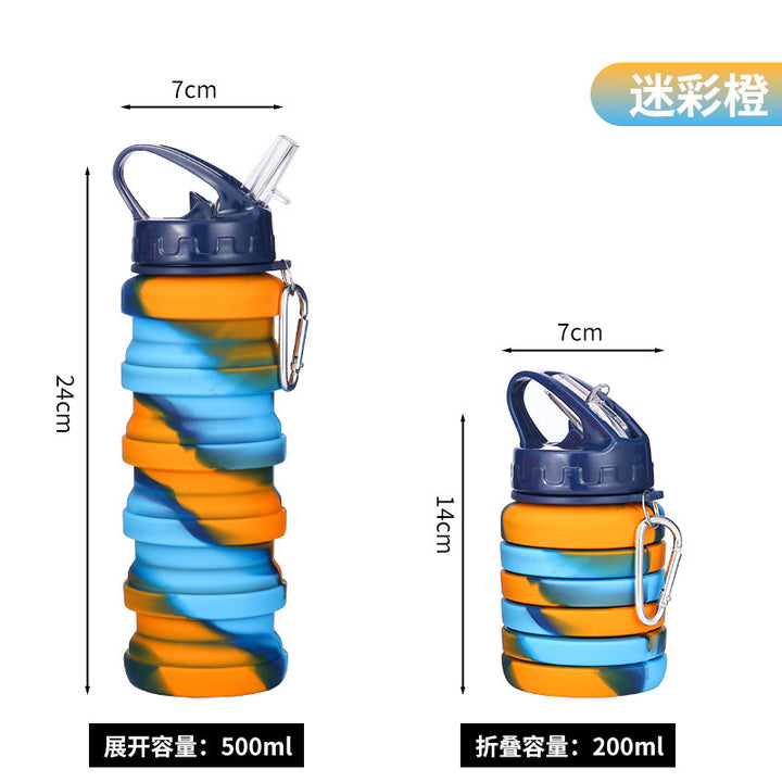 Women Flexible Foldable Drinking Bottle Bowlift