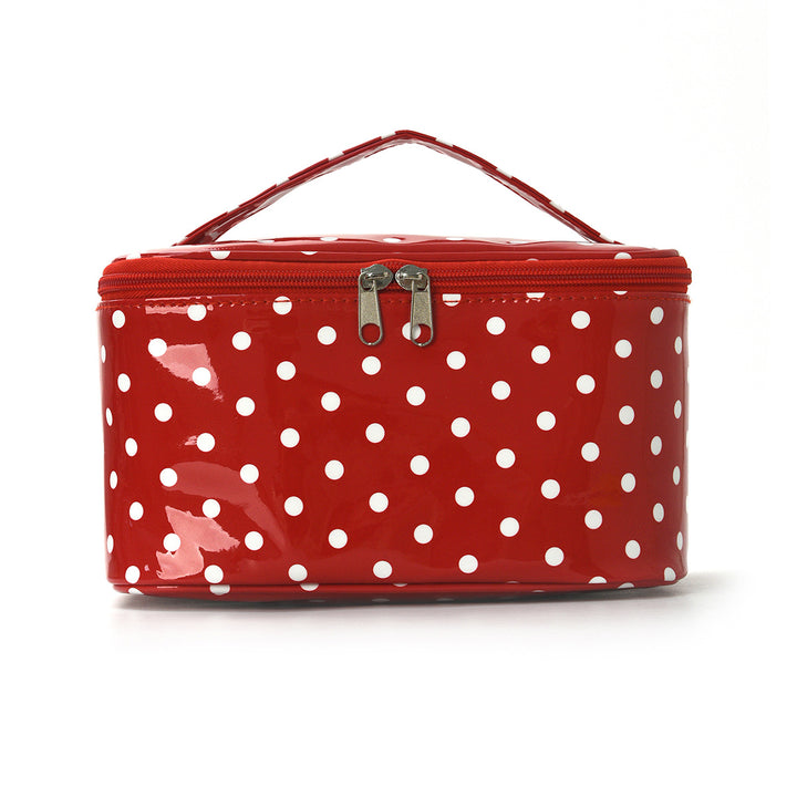 Cosmetic organizer with carry handle and water-repellent coating Bowlift