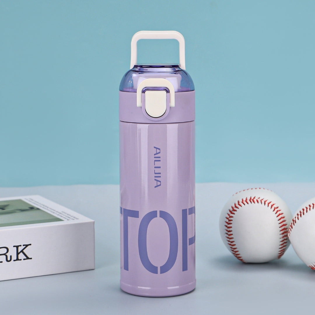 Women's Innovative Drink Bottle with Flip Top Closure Bowlift