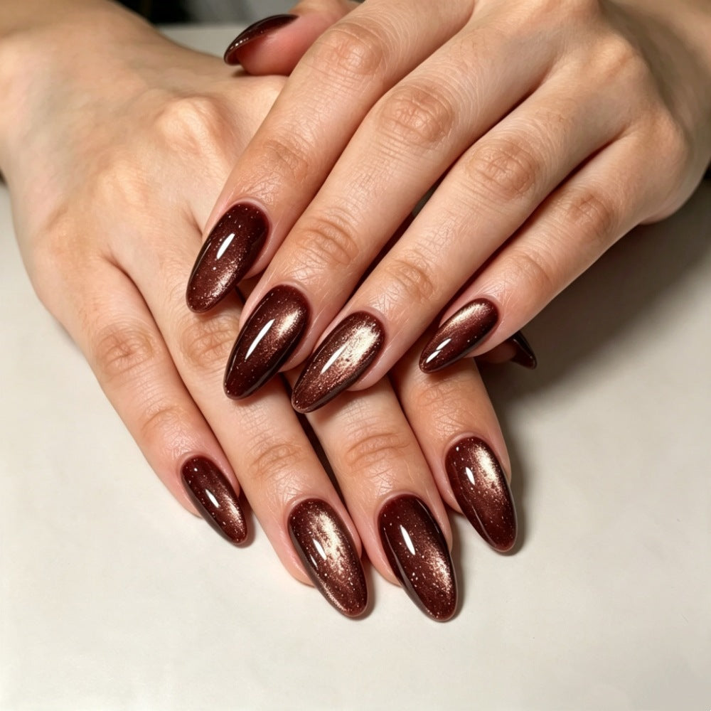 Stylish Ombre Effect Artificial Nails Bowlift