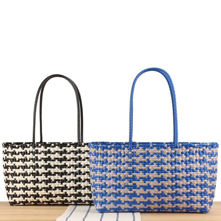 Designer Tote Bag Made of High-Quality Woven Material Bowlift
