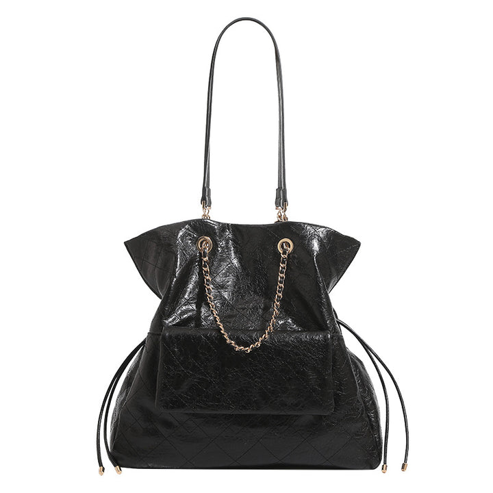 Elegant Quilted Shoulder Tote Bag
