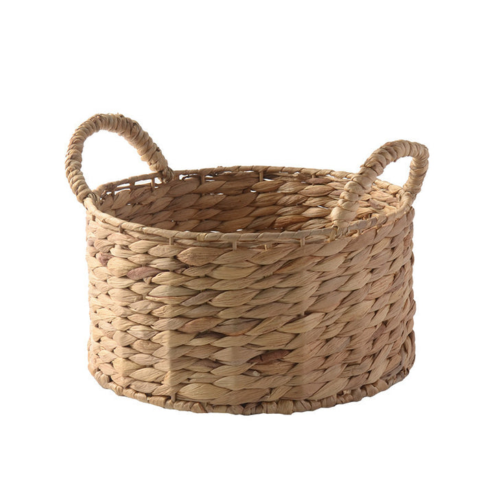 Handwoven storage basket with two handles Bowlift