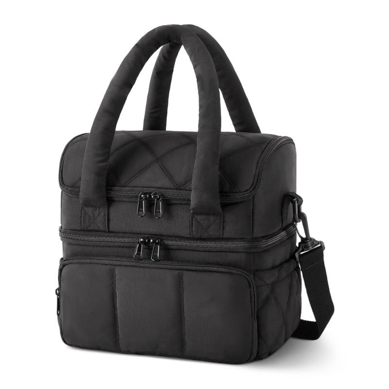 Stylish cosmetic travel bag with multiple compartments Bowlift