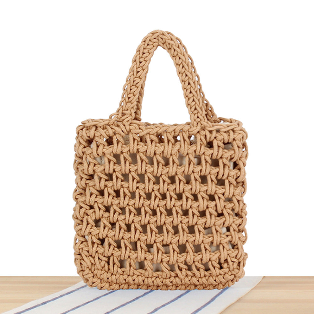 Stylish Macrame Tote Bag Bowlift