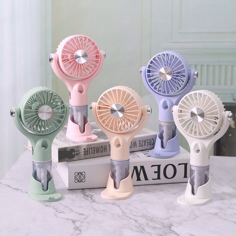 Ladies Portable Mist Hand Fan Bowlift