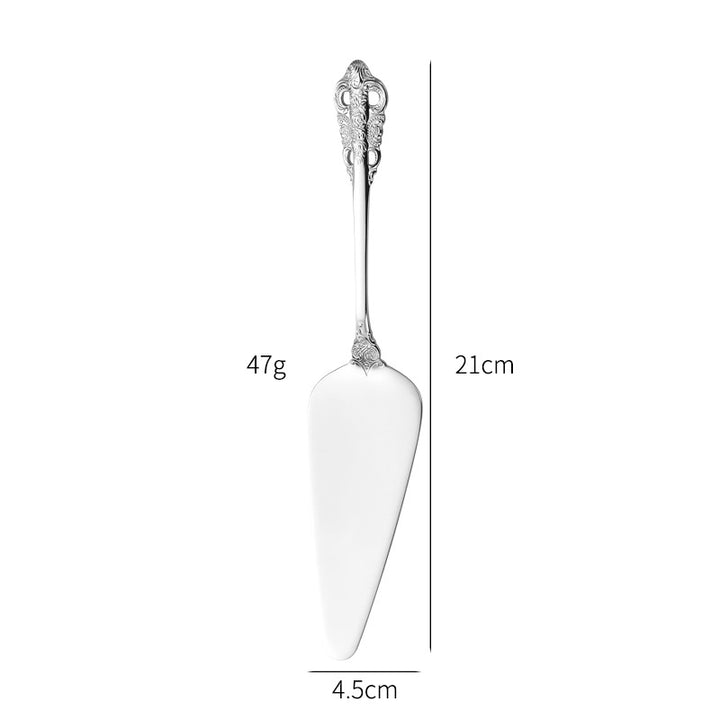 Elegant fish fork with artistic handle design Bowlift