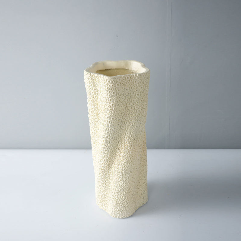 Textured Decorative Flower Vase