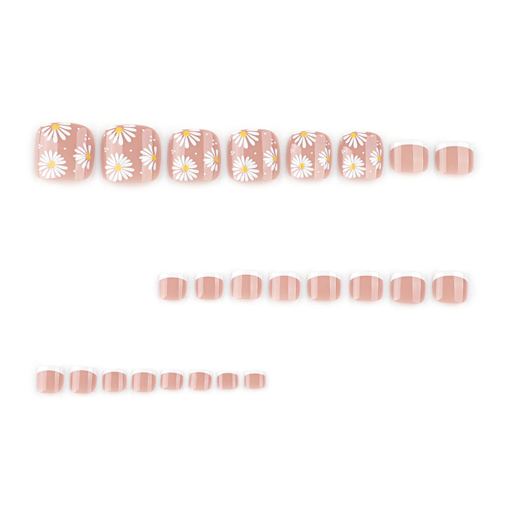Artful toenail art with floral motifs Bowlift