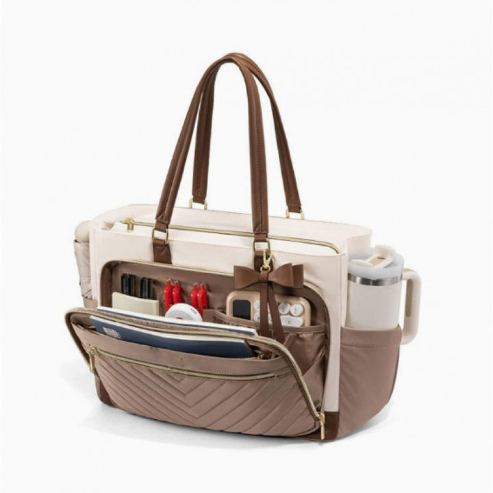 Multi-Functional Quilted Tote Bag Bowlift