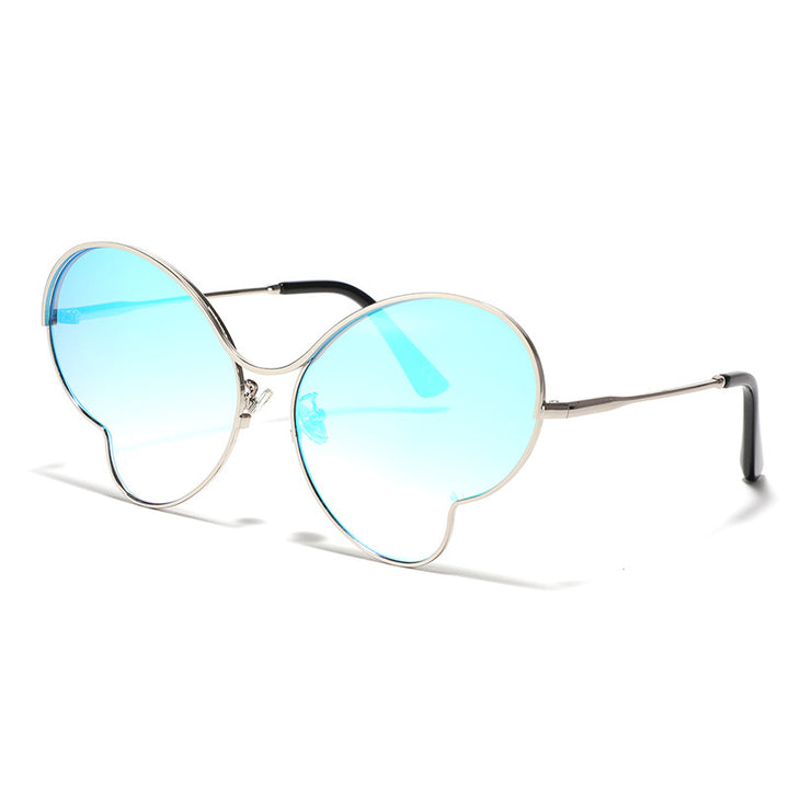 Women extravagantly designed butterfly sunglasses Bowlift