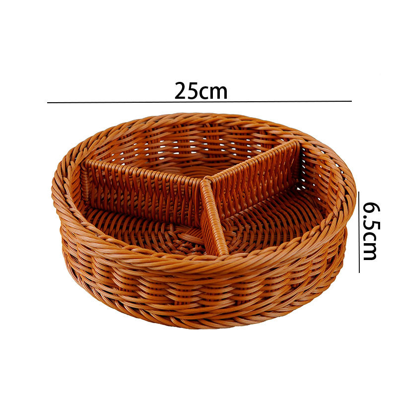 Ladies Elegant Round Storage Basket with Clear Lid Bowlift