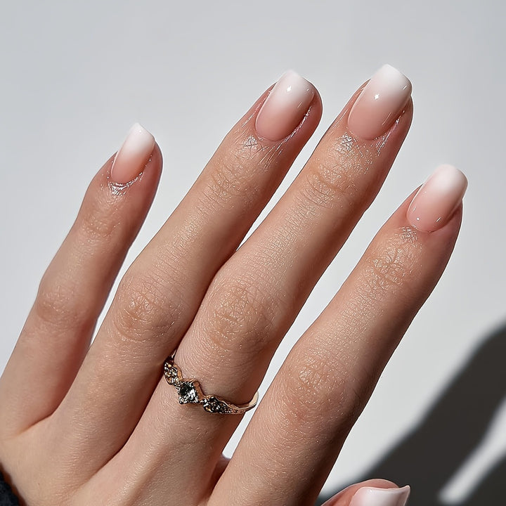 Ombre Style Press-On Nail Set Bowlift