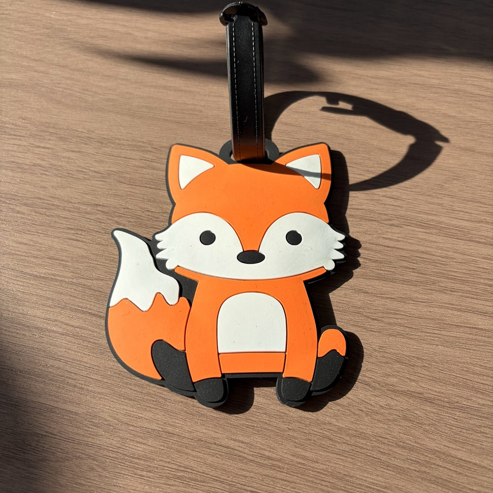 Cow-Themed Travel Luggage Tag Bowlift