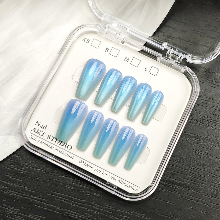 Artificial Glitter Nail Tips Bowlift