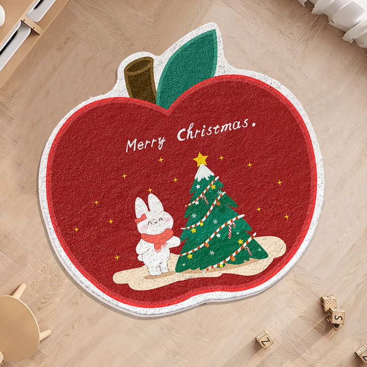 BowLift | Cashmere-like Christmas Round Carpet Shaped
