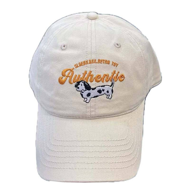 Women's Embroidered Cow Print Baseball Cap Bowlift
