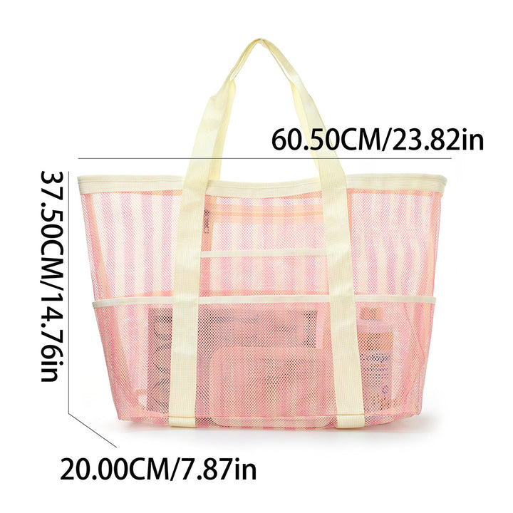 Beach bag made of durable mesh material with sturdy handles Bowlift