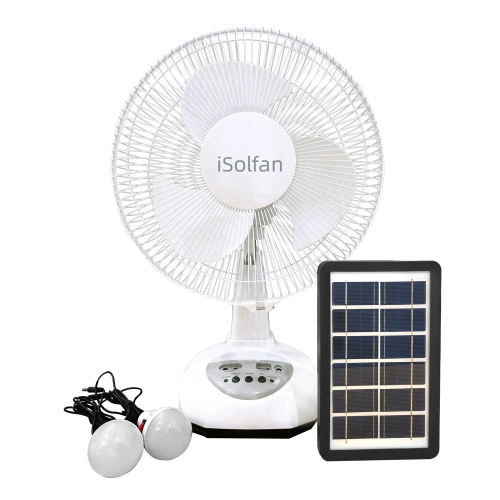 Ladies portable solar-powered fan with integrated lighting system Bowlift