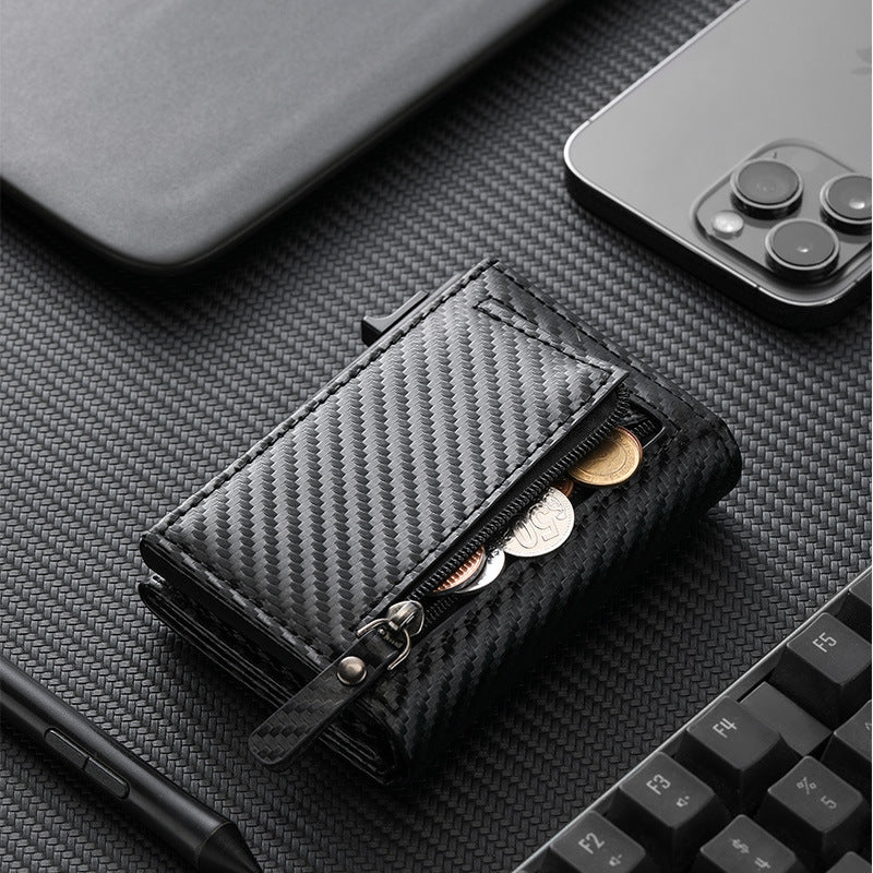 Carbon Fiber Zip Wallet Bowlift