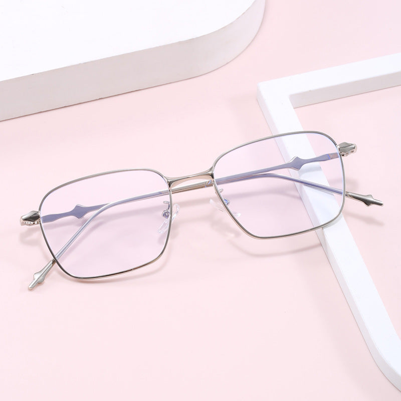 Women elegant square sunglasses with high-quality metal frame Bowlift