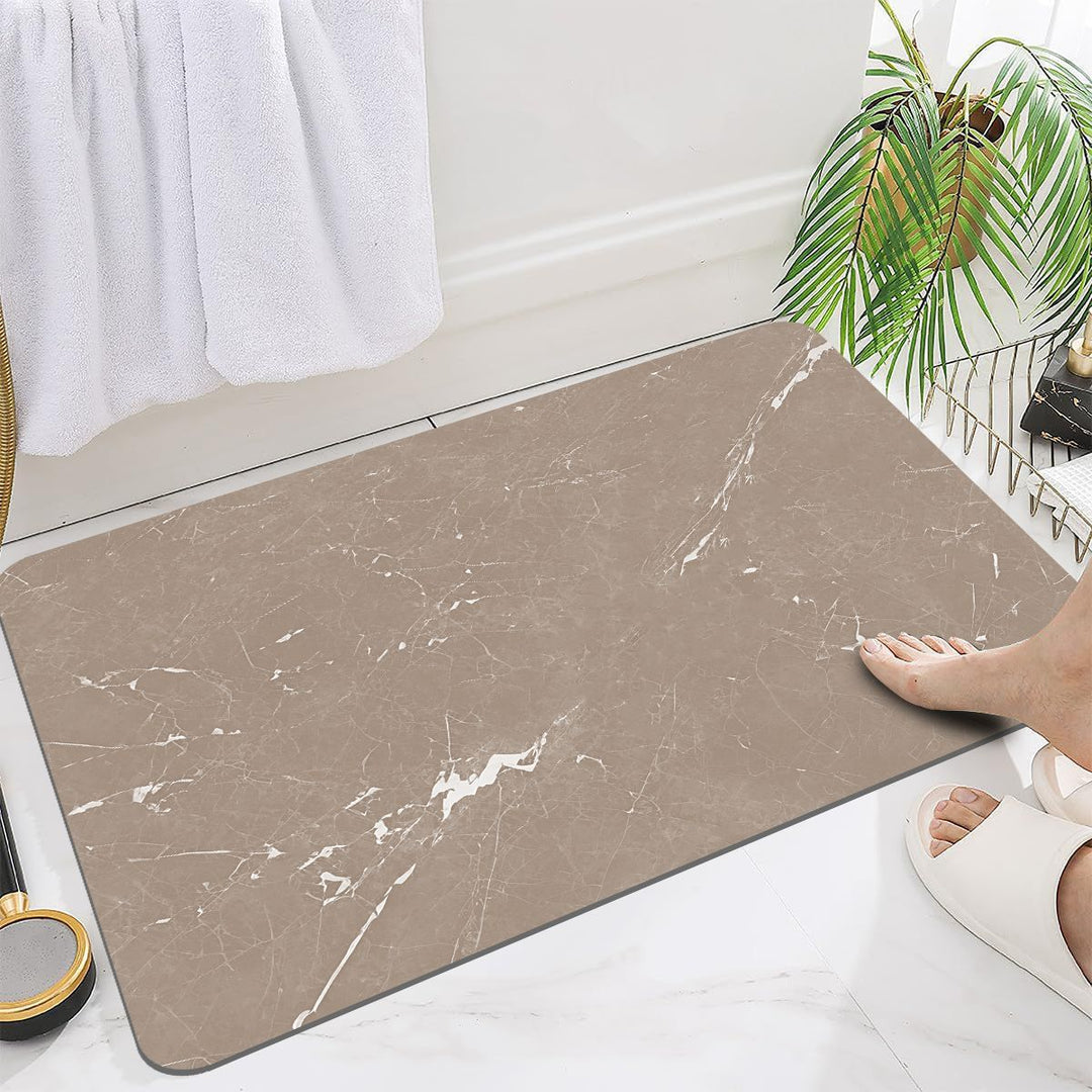 Luxurious Soft Marble Bath Mat