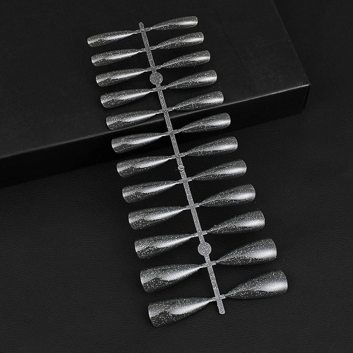 Glittering artificial nails in elegant design Bowlift