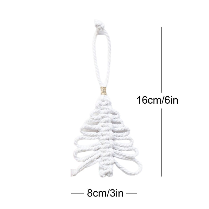 Macrame Christmas Tree Ornament Bowlift