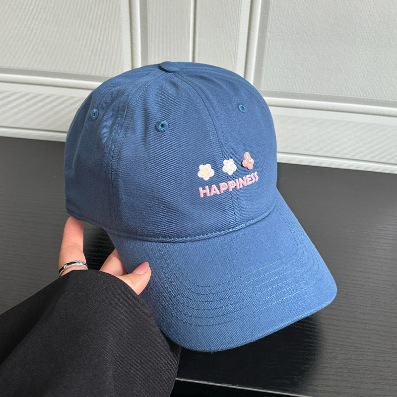 Embroidered Happiness Cap