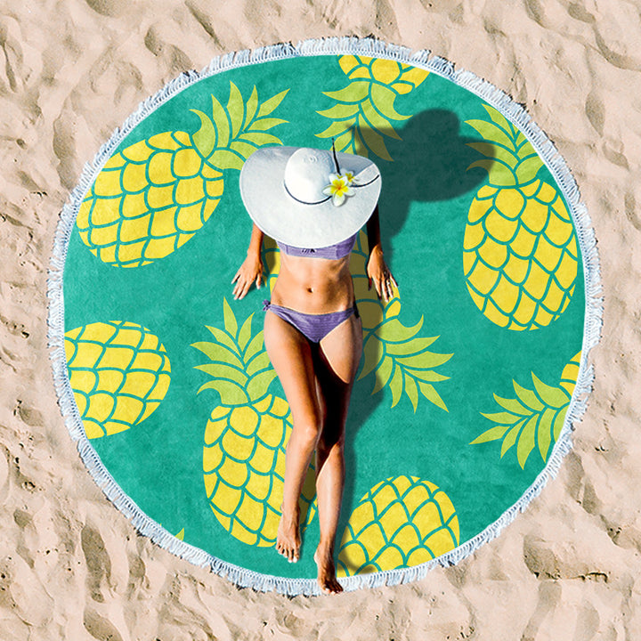 Rundstrand towel with unique sunset design Bowlift