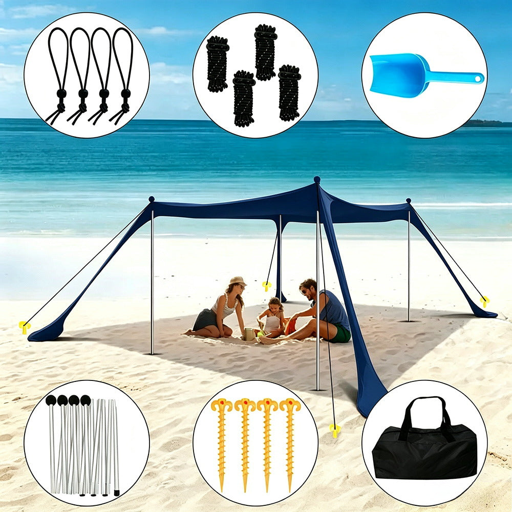 WoLightweight Sandproof Beach Blanket Bowlift