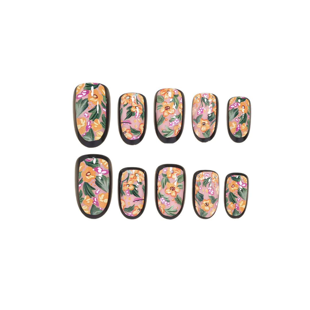 Seasonal Themed Press-On Nail Art Set Bowlift