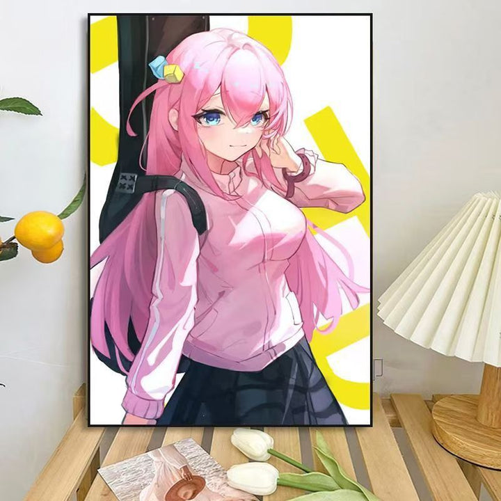 Anime-Inspired Character Wall Art Print Bowlift