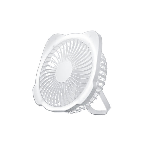 Women's portable table fan with LED light Bowlift