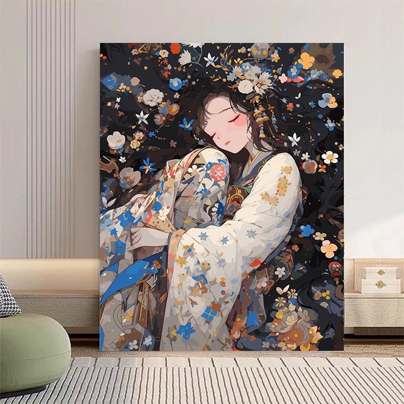 Cozy Home Illustration Canvas Art Bowlift