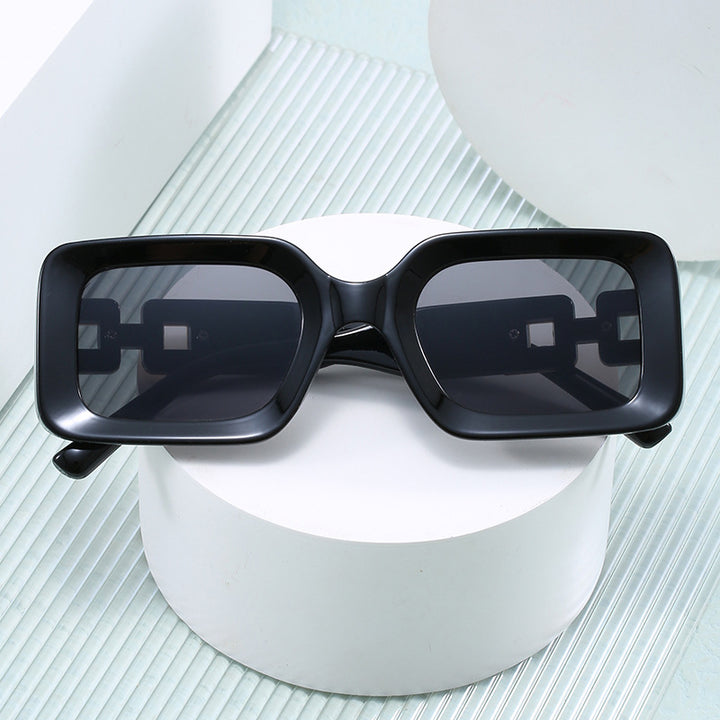 Women's Polygon Sunglasses with Glamorous Decorative Frame Bowlift