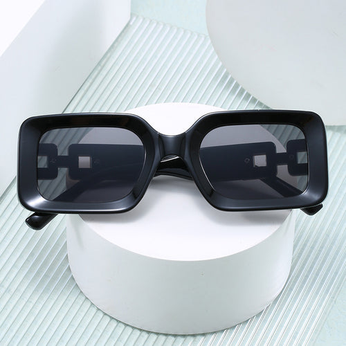 Women's Polygon Sunglasses with Glamorous Decorative Frame Bowlift