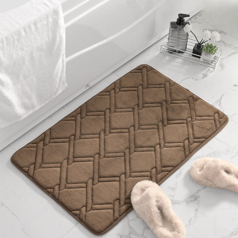 Soft Plush Woven Bath Mat