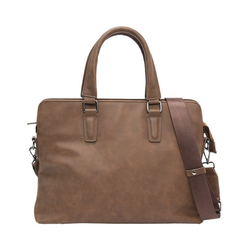 Elegant Briefcase with Removable Shoulder Strap Bowlift