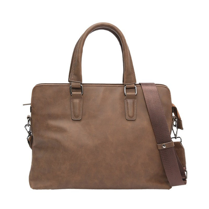 Elegant Briefcase with Removable Shoulder Strap Bowlift