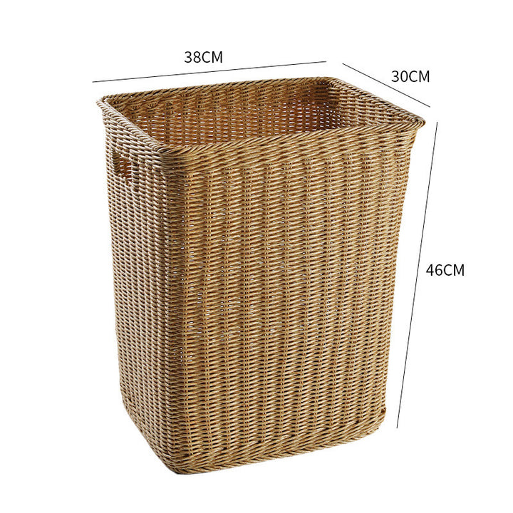 Premium Handwoven Wicker Storage Bin Bowlift