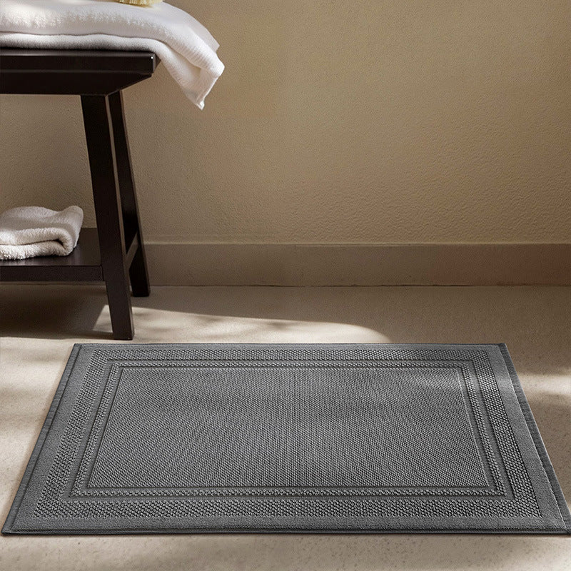 Plush Textured Bathroom Mat Bowlift