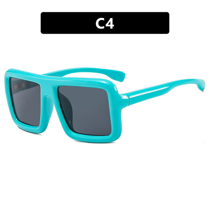 Women's sunglasses in a modern, rectangular design with high UV protection function Bowlift