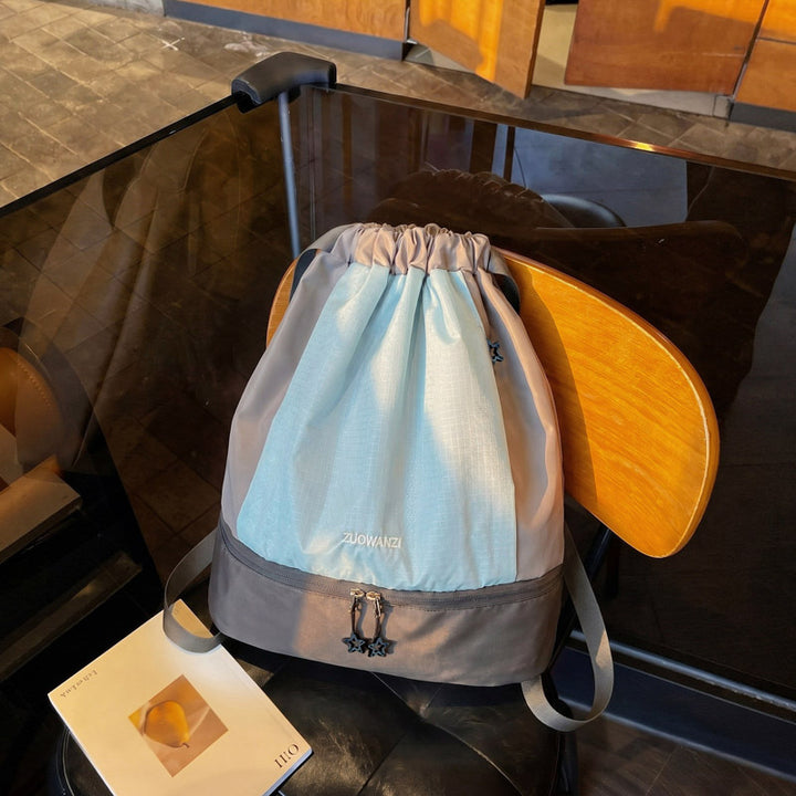 Minimalist Drawstring Backpack Bowlift