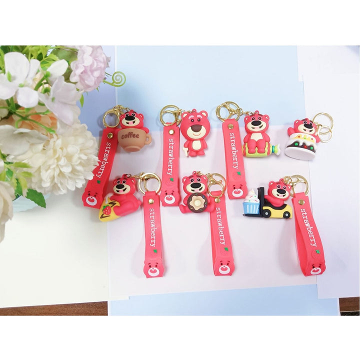 Unisex Cute Bear-Themed Keychain Bowlift