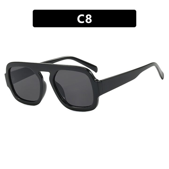 Women's modern oversized sunglasses in angular design Bowlift