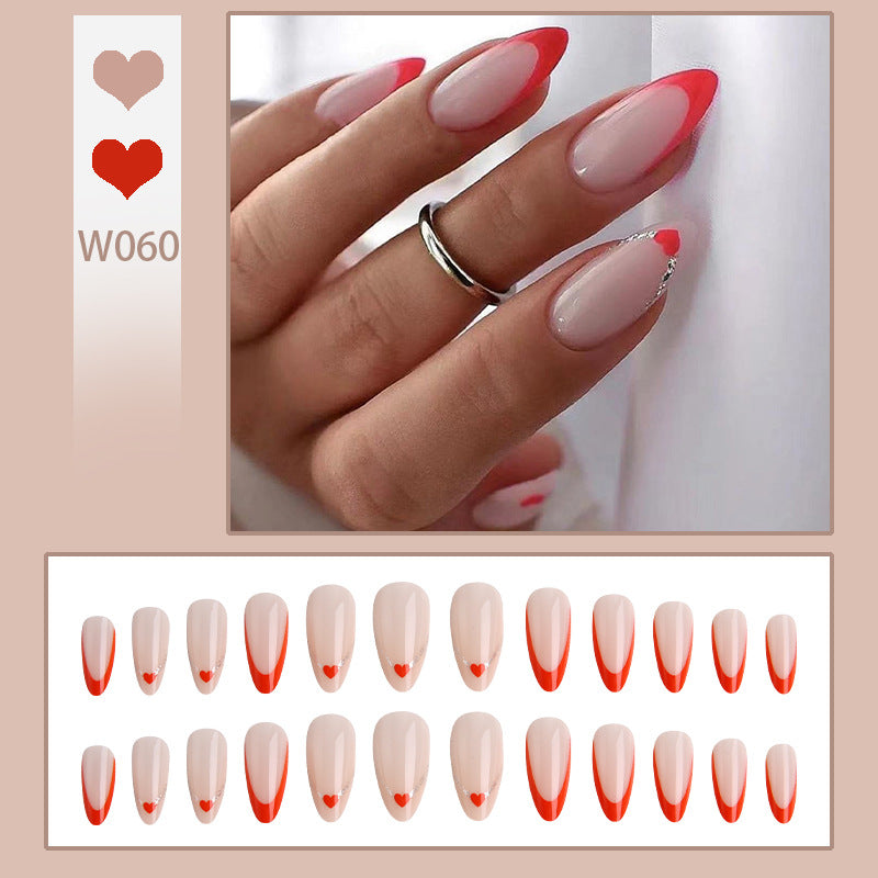 Artificial nails in modern heart design Bowlift